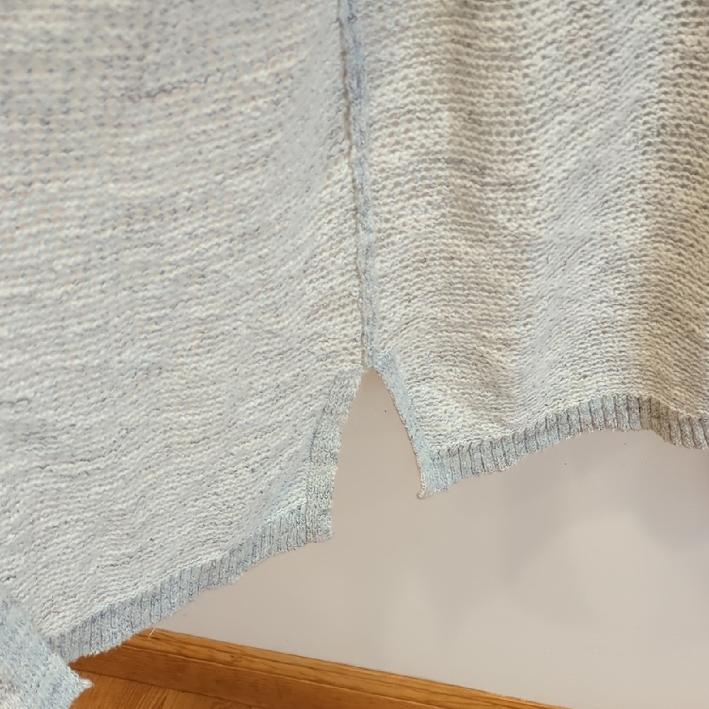 J.Jill Cotton Open Knit Spring Summer Beach Coastal Cardigan Gray Size XXL ECU - Picture 6 of 9
